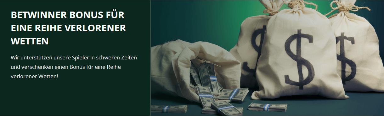 Bonus Verlorener Wetten