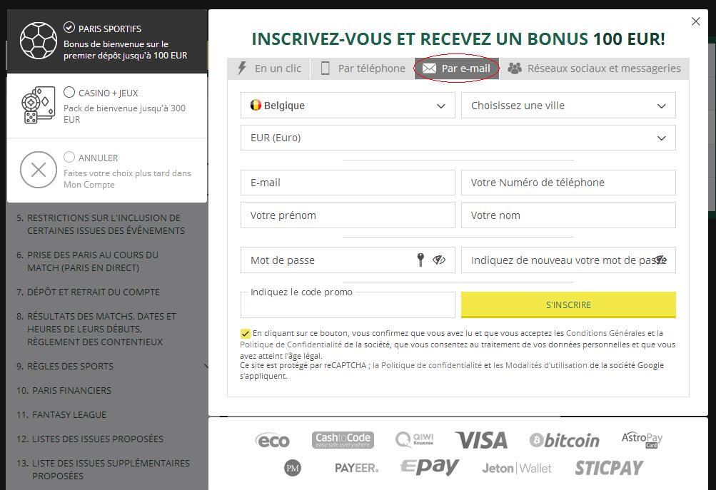 Betwinner par Email Betwinner par Email