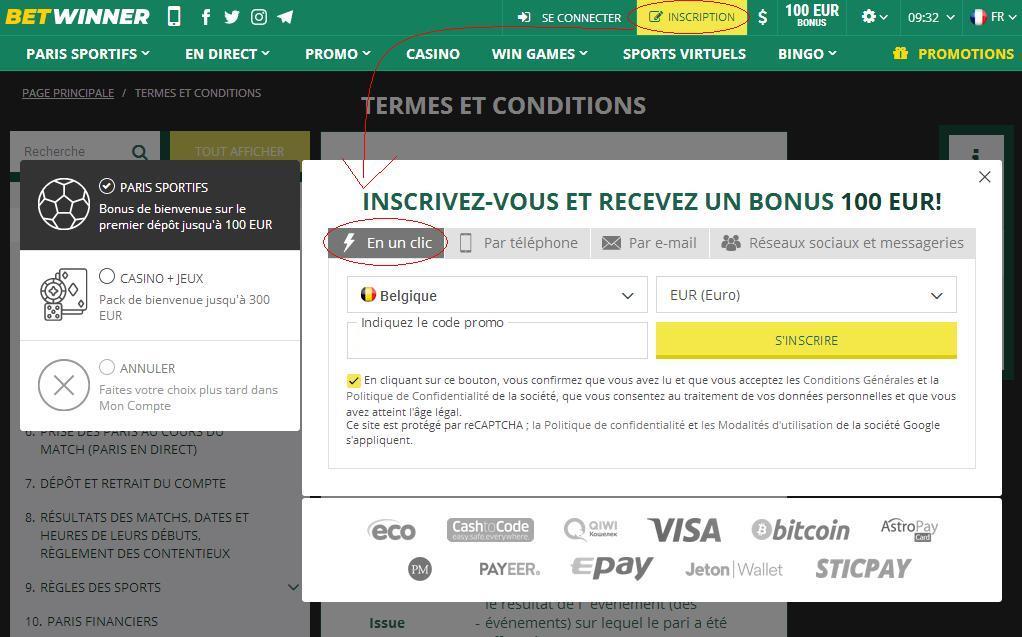 Betwinner En un clic Betwinner En un clic