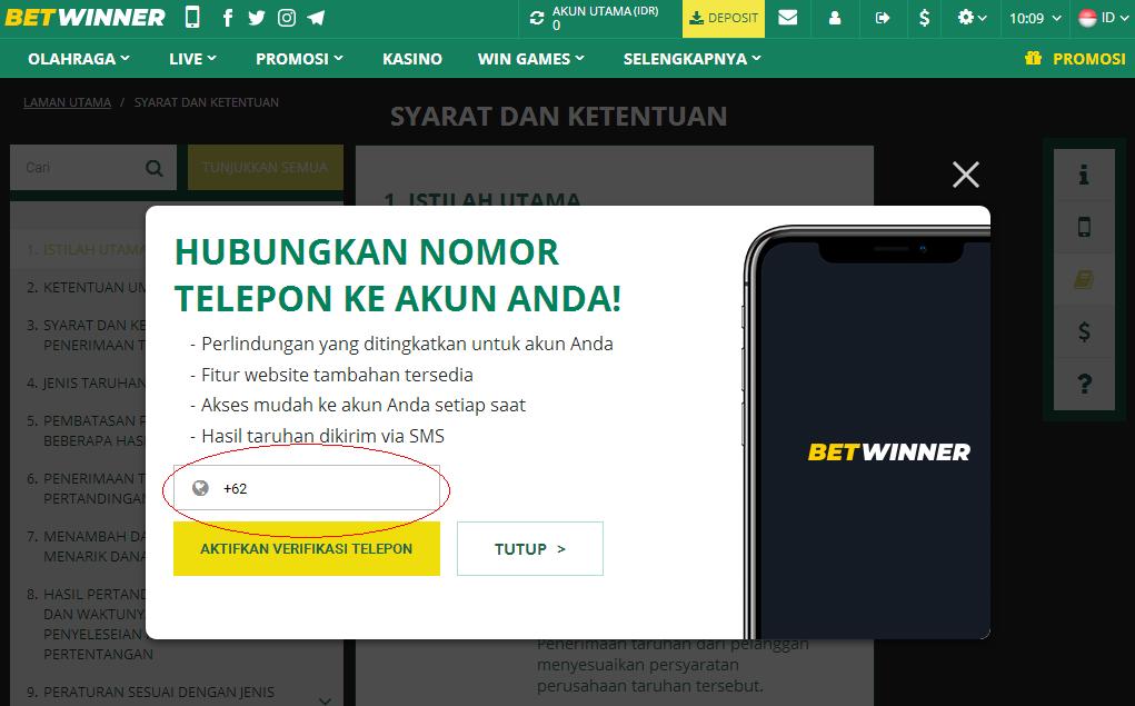 Konfirmasikan nomor telepon Anda Konfirmasikan nomor telepon Anda