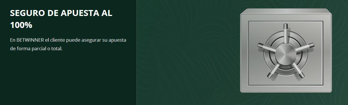 Seguro de apuesta al 100%