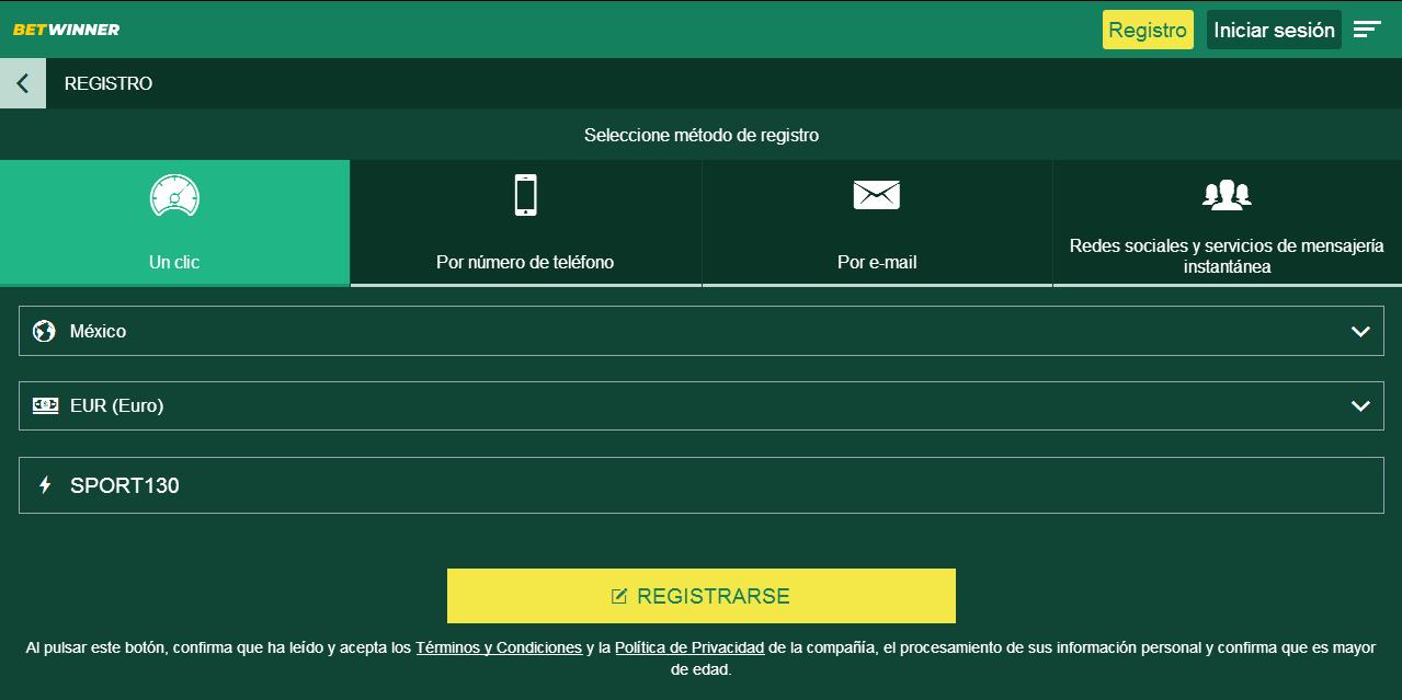 Betwinner Registro Movil Betwinner Registro Movil