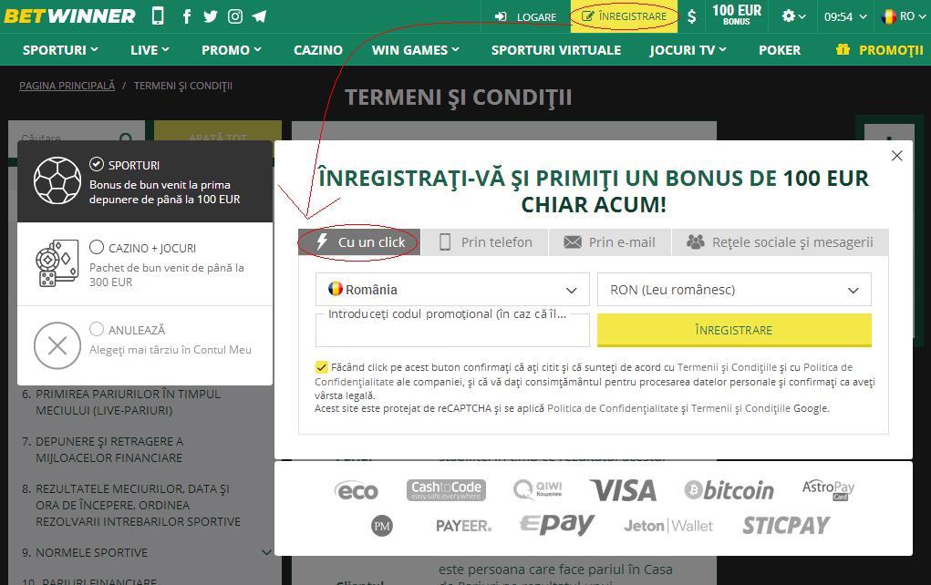 Betwinner Înregistrare Betwinner Înregistrare